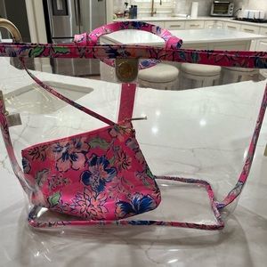 Lilly Pulitzer clear bag. NWT.